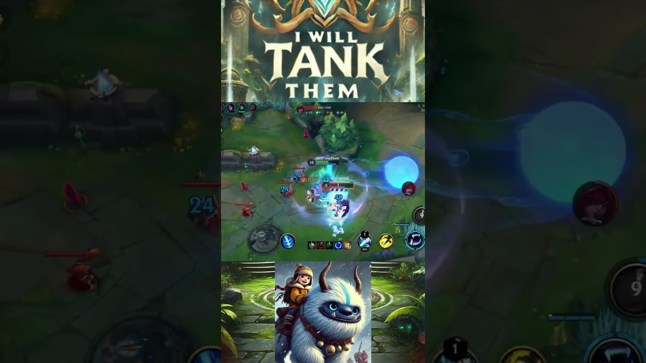 Nunu Wild Rift Jungle Tank Gameplay: Tanking Everyone Ep6! #wildrift #leagueoflegends