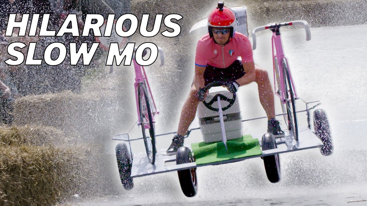 THE BEST OF THE RED BULL SOAPBOX RACE IN SLOW MOTION! #redbullsoapboxrace