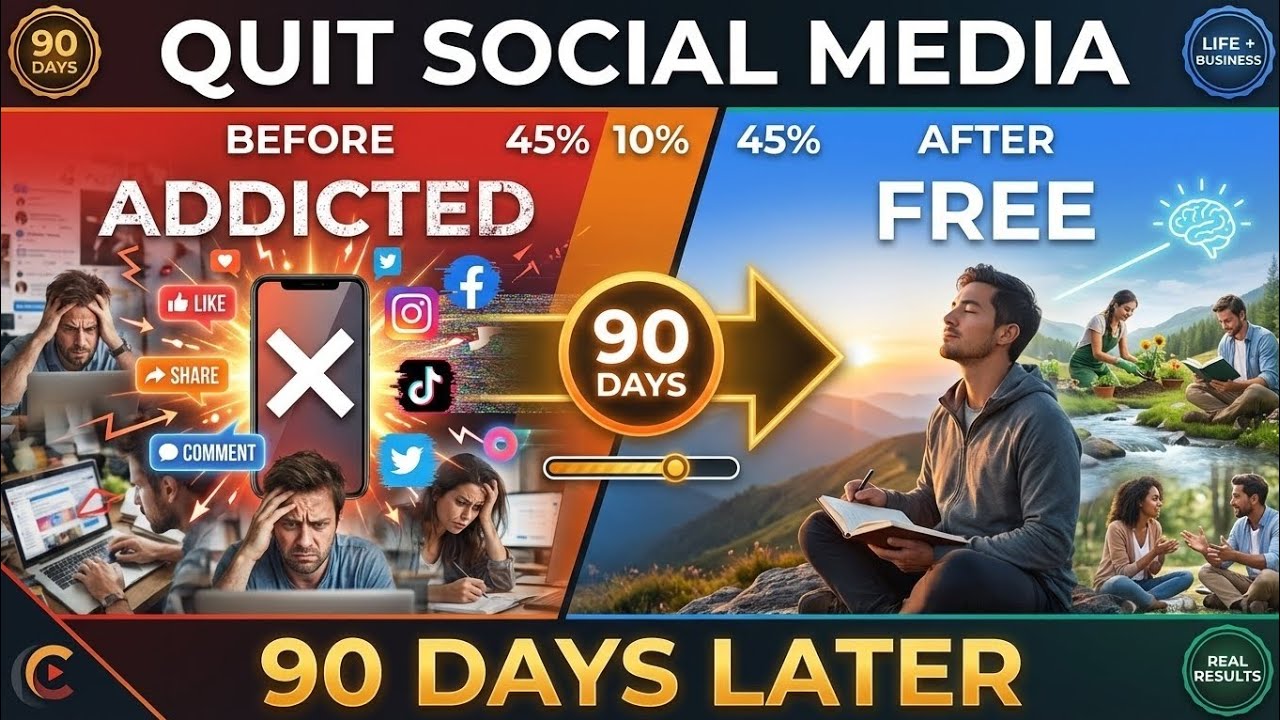 Quit Social Media for 90 Days - Here's What Actually Happened to My Life and Business