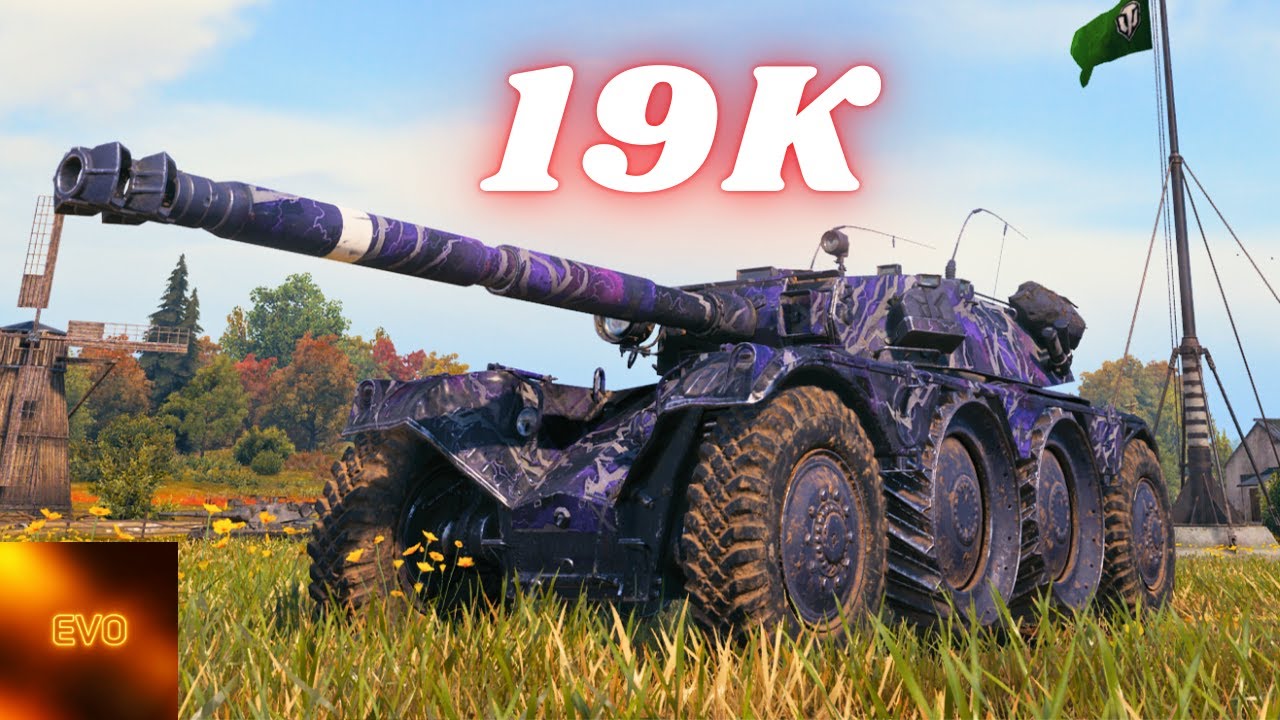 Panhard EBR 105 - 19K Spot Damage & Panhard EBR 105  16K Spot Damage World of Tanks