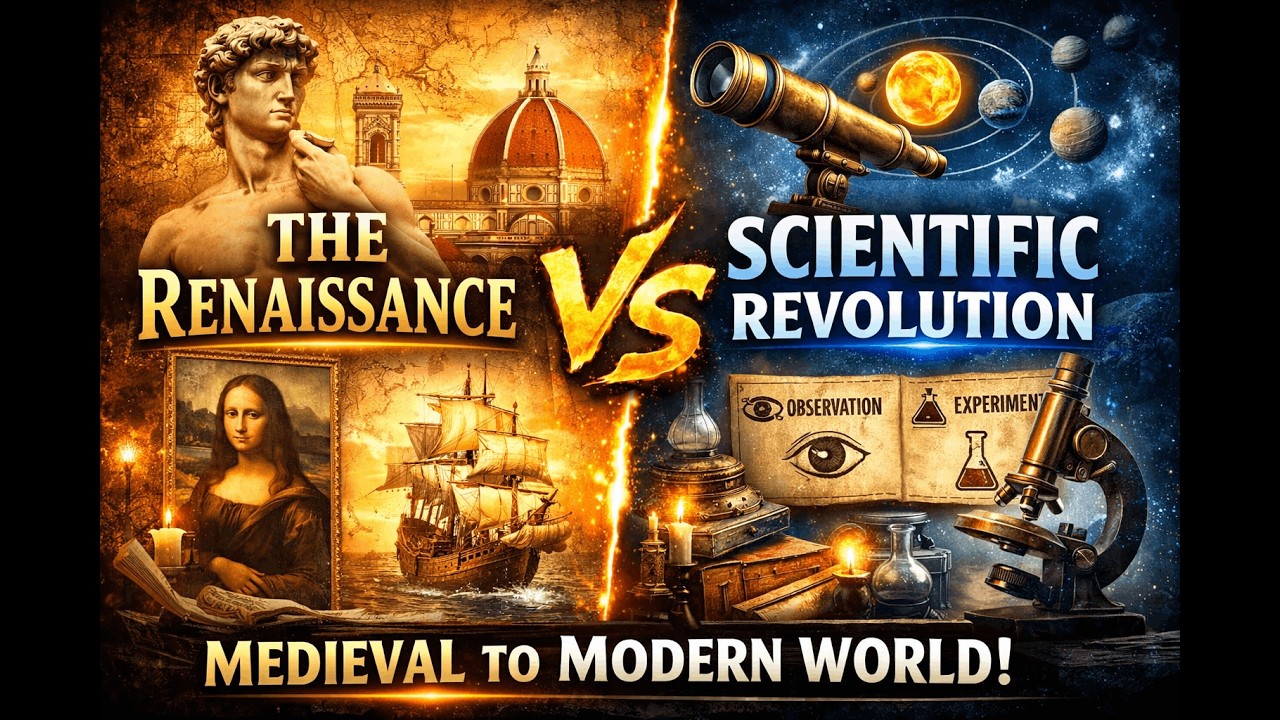 Renaissance & Scientific Revolution Explained | From Medieval Period to Modern World#renaissance