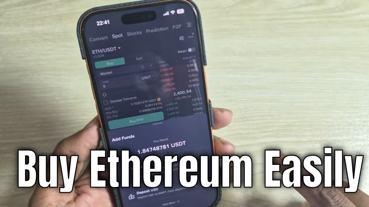 Как купить Ethereum на Binance