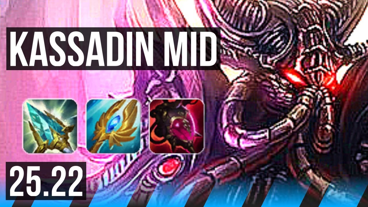 KASSADIN vs AHRI (MID) | 800+ games, Rank 15 Kassadin | KR Master | 25.22