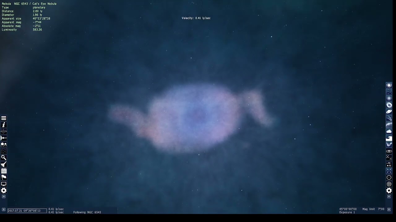 Cat's eye Nebula Space engine