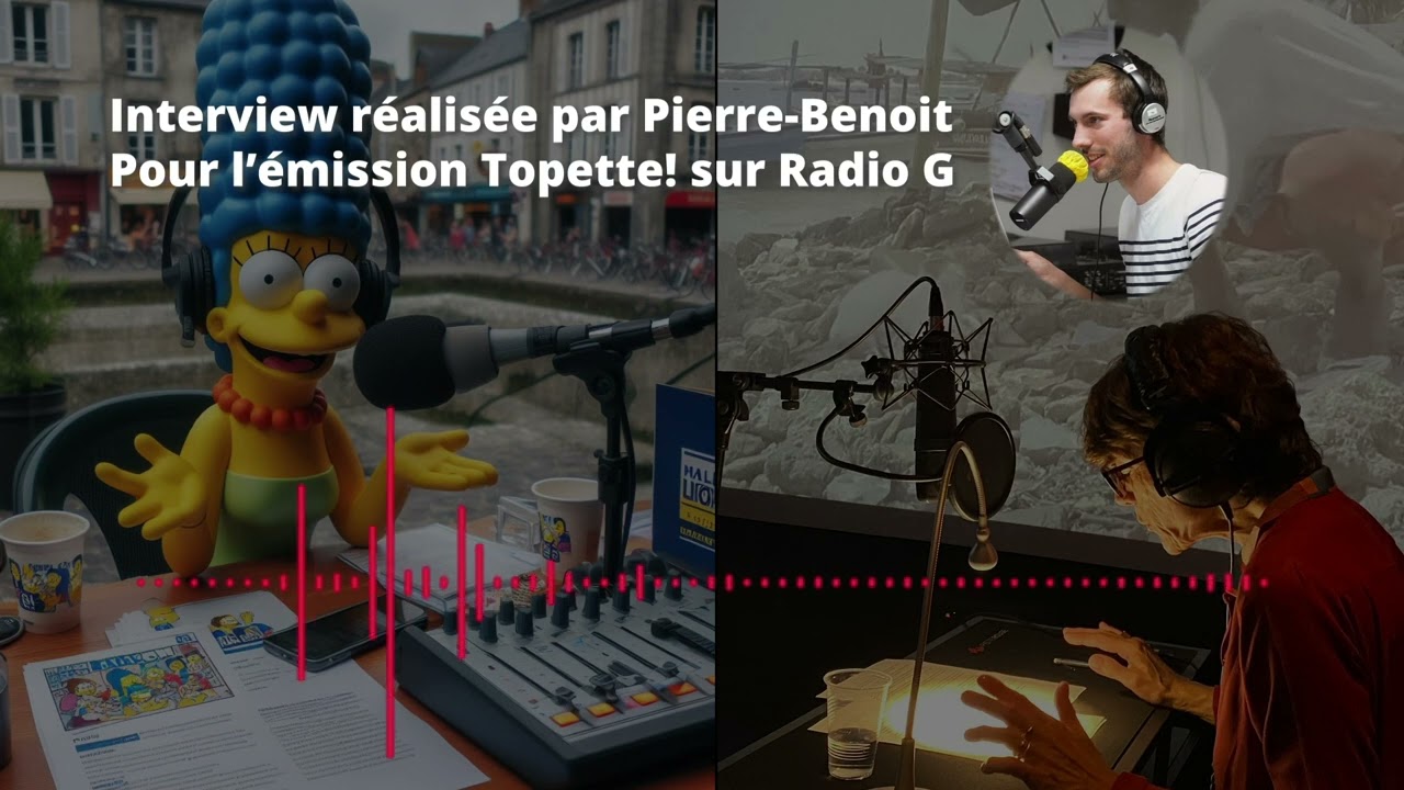 Véronique Augereau, alias Marge Simpson, au micro de Radio G!