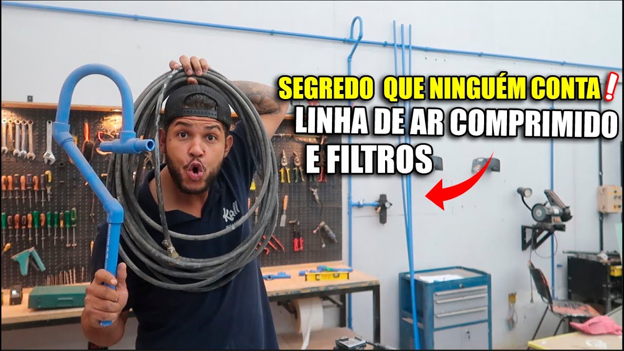 COMO FAZER LINHA DE AR COMPRIMIDO - SEGREDO QUE NINGUÉM CONTA!