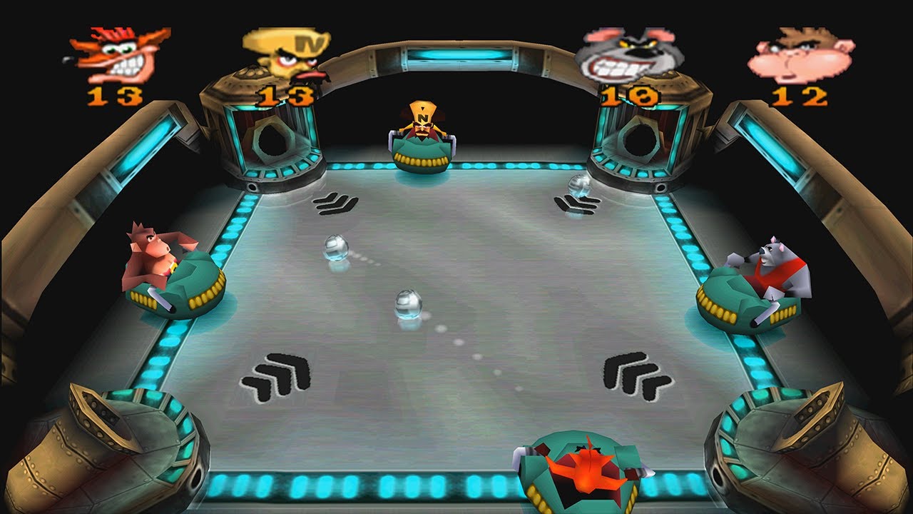 Crash Bash (PSX) - Enhanced Graphics in 4K (+Widescreen) - Gameplay