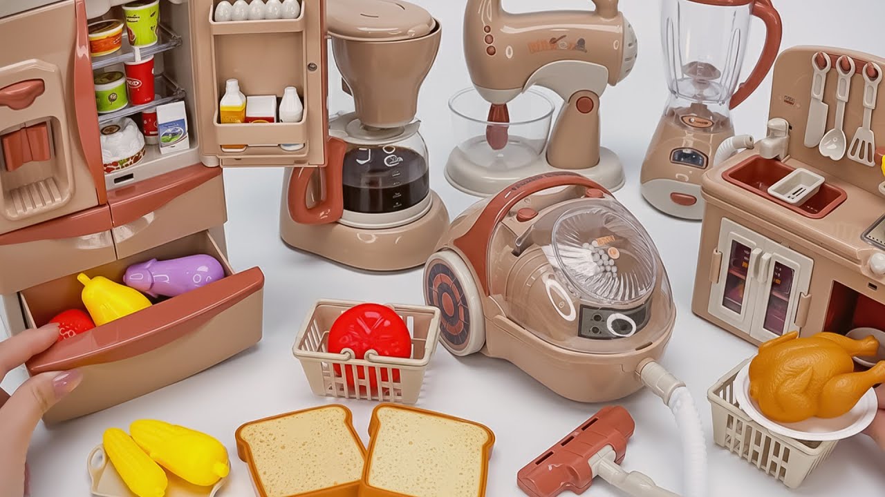 [toy asmr] Automatic Home Appliance Playset💦 리얼한 가전제품 장난감 ASMR