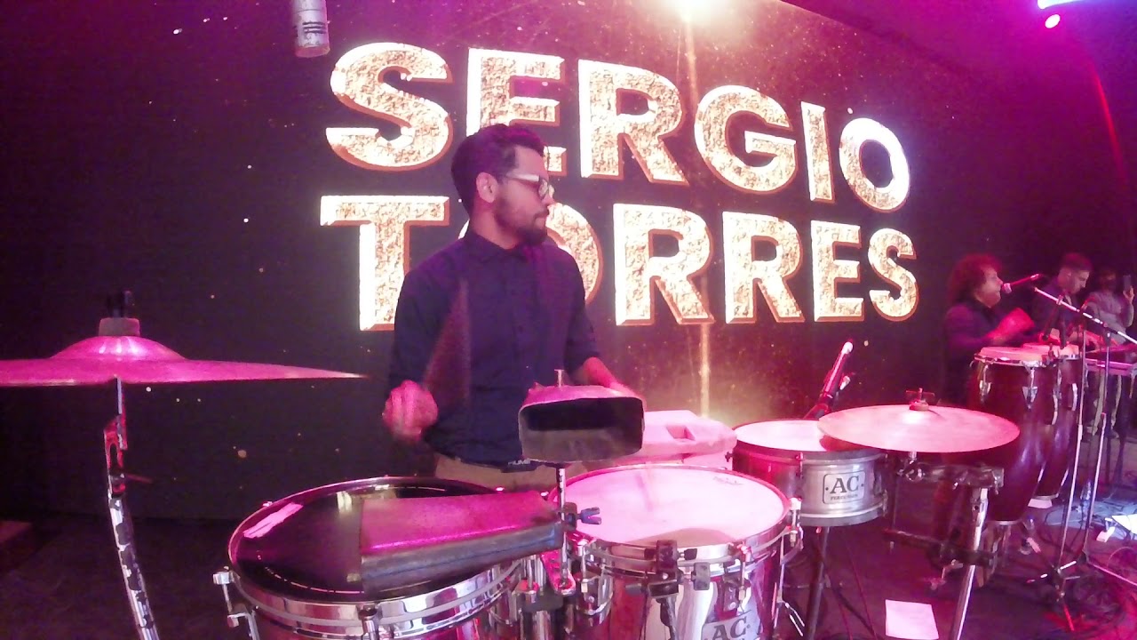 timbales, Sergio torres, teatro brodway rosario. drumcam gopro.