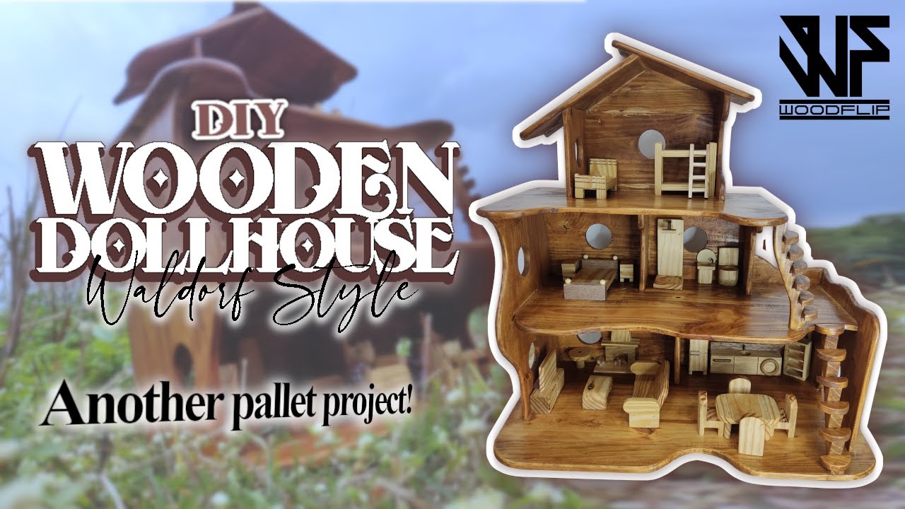 Let's build a Wooden Waldorf Dollhouse from pallet wood