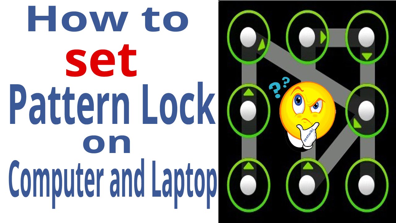 How to set pattern lock on your computer and laptop