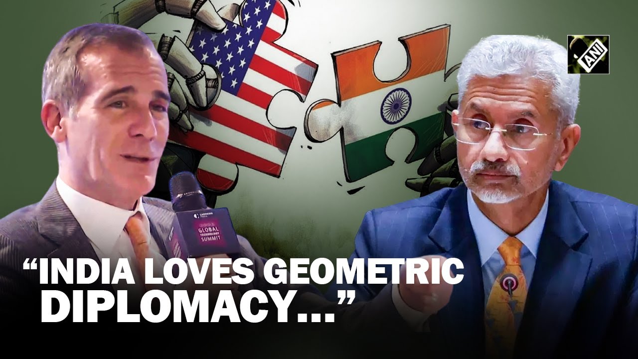 “India loves geometric diplomacy…”  US Envoy to India Eric Garcetti in Global Technology Summit