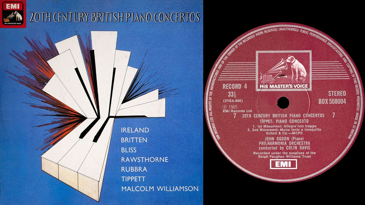 Tippett - Piano Concerto (Ogdon, C.Davis) (vinyl: Miyajima Shilable, Graham Slee, CTC Classic 301)