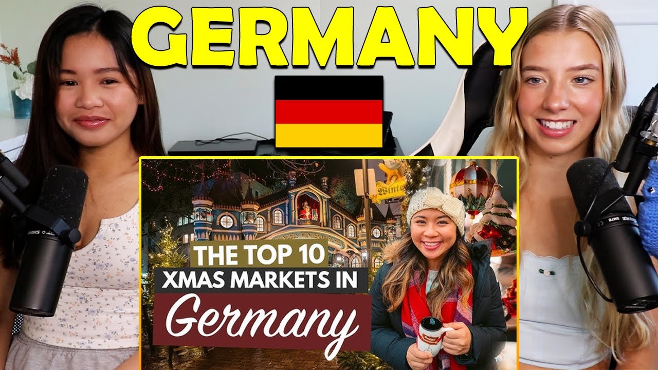 American Girls React to The Best Christmas Markets in Germany!