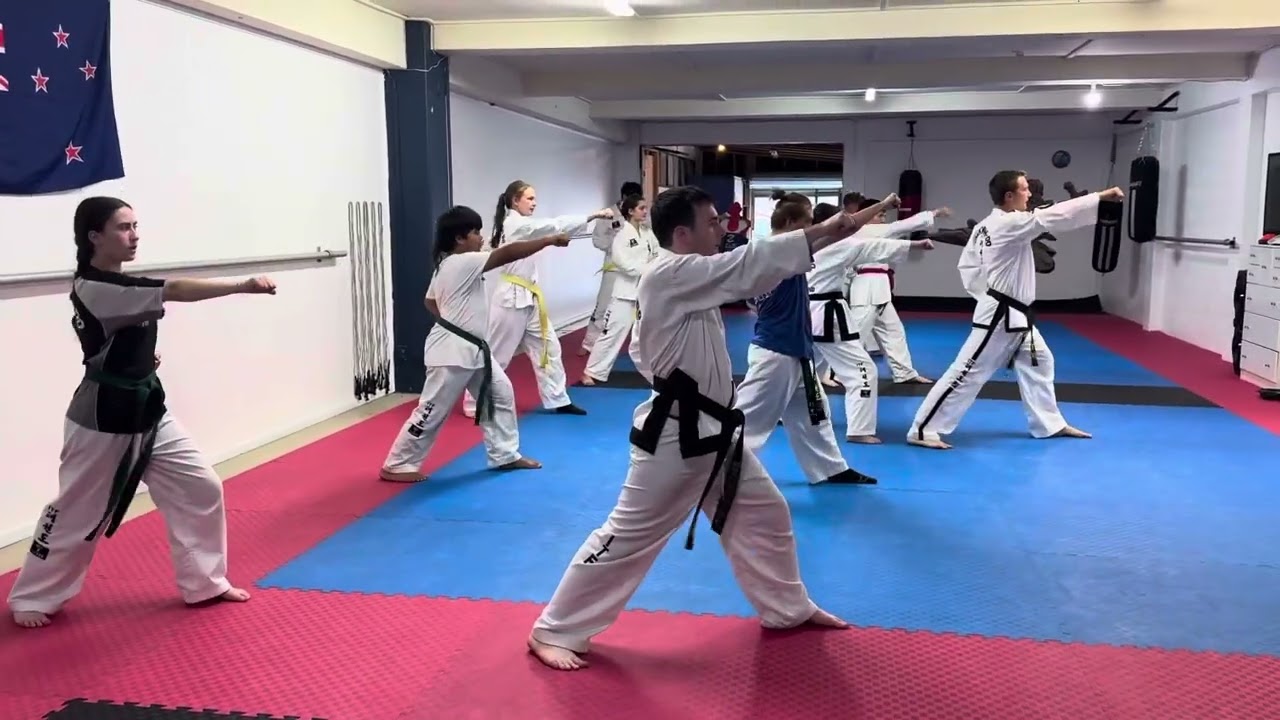 3 Step Sparring 1-7 - NZ ITF Taekwon-Do