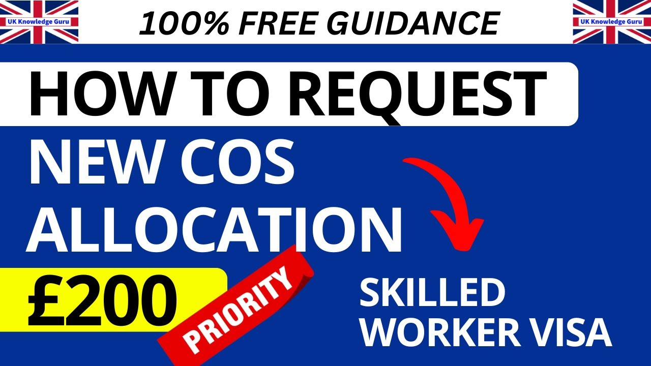 How to Request New CoS Allocation on Priority (&pound;200) | UK Sponsor Licence 2025 Employers Guide
