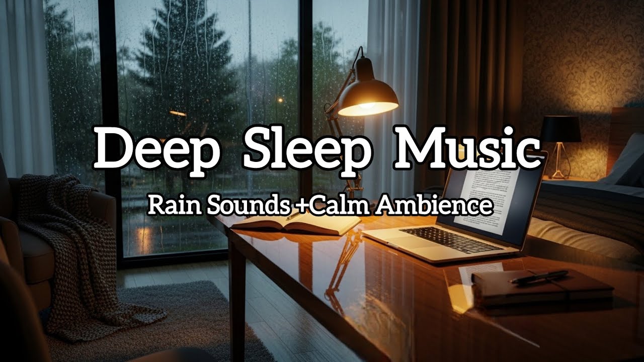 Rain + Thunder Sounds for Concentration | No Music | 5 Hours