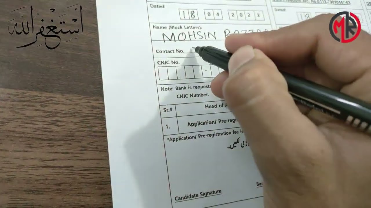 How To Fill Challan Form for Lucky Draw  | OEC Korean Pre-Registration