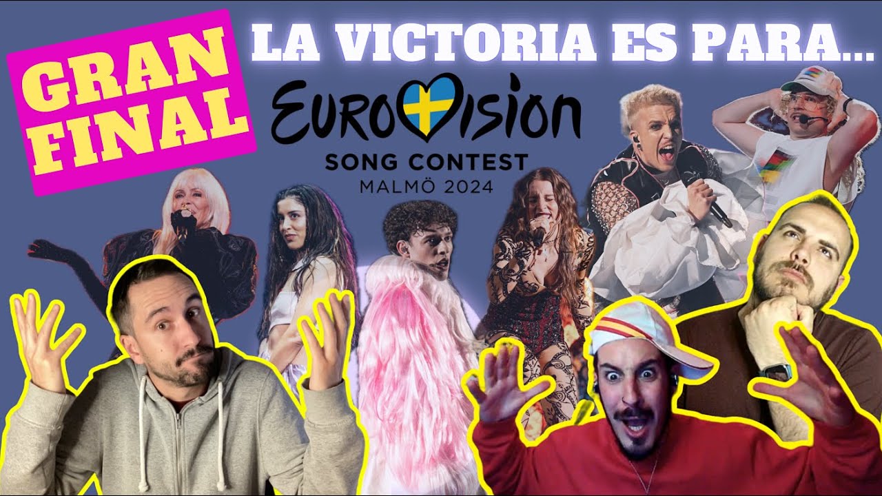 Reacción EN DIRECTO de la Gran Final de EUROVISIÓN 2024, con Jorge Jiménez y Sergio Fajardo