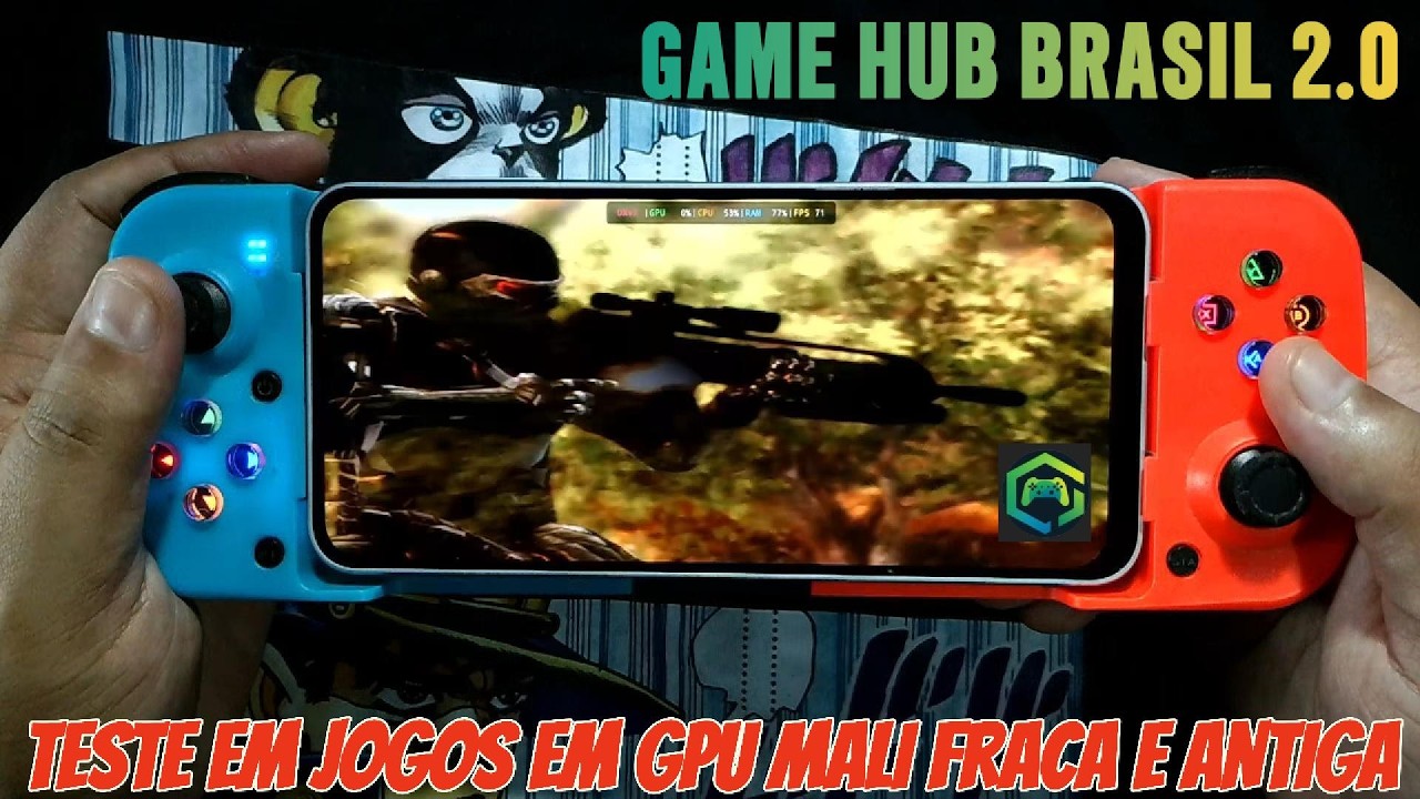 GAME HUB BRASIL 2.0 FAZ MILAGRE? TESTE DE DESEMPENHO EM GPU MALI FRACA COM DRIVER WRAPPER + VORTEK