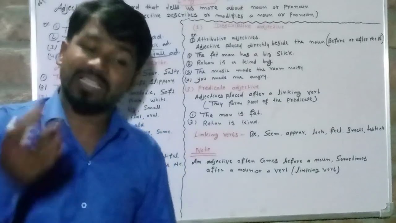 @adjective (parts of speech)