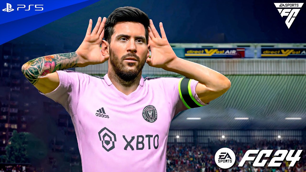 FC 24 - Inter Miami vs. Barcelona - Ft. Lionel Messi | PS5™ [4K60]