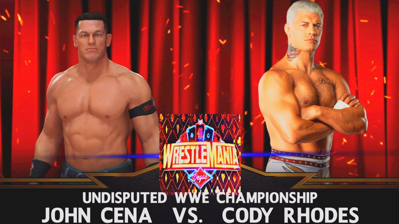 WrestleMania 41 - John Cena vs Cody Rhodes