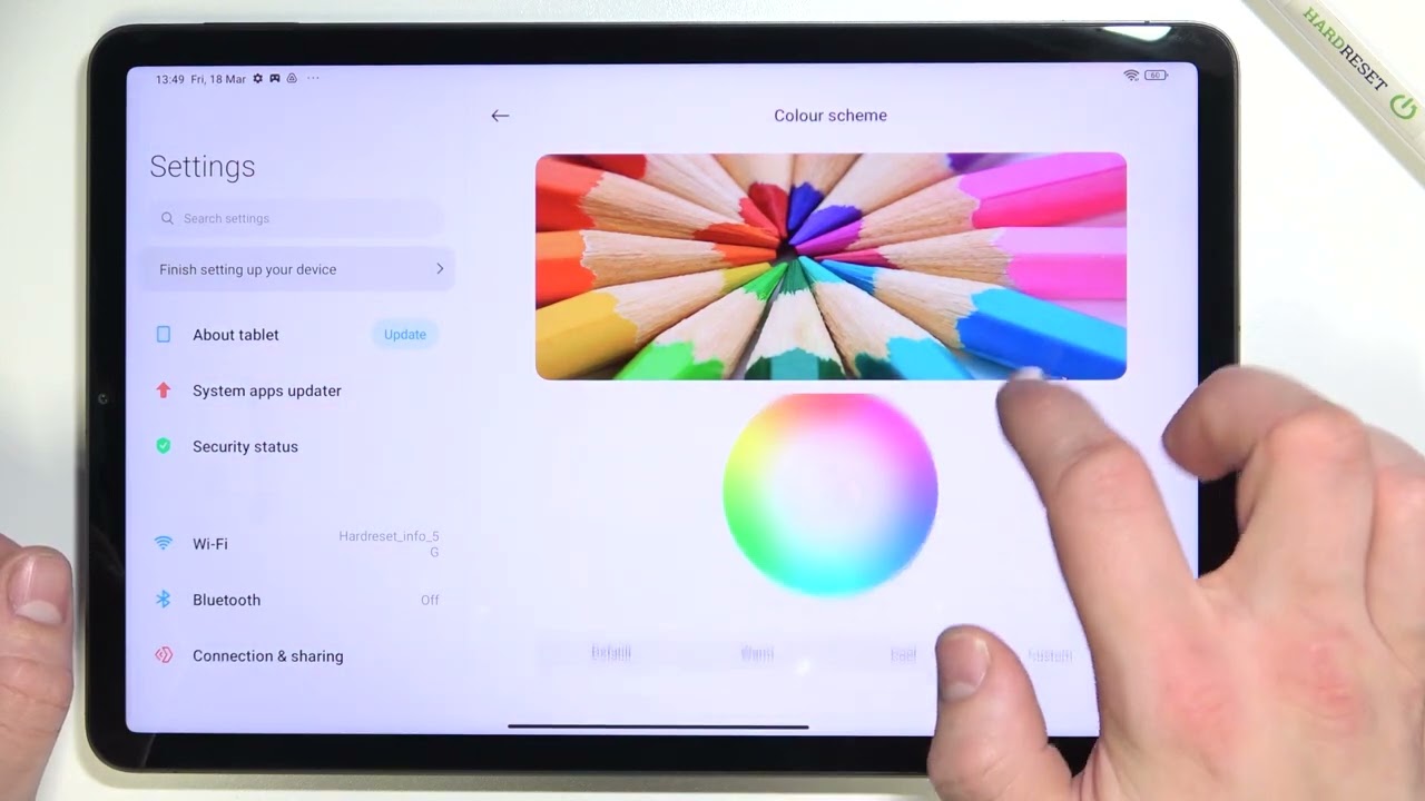 Xiaomi Pad 5 &mdash; как найти и управлять настройками дисплея