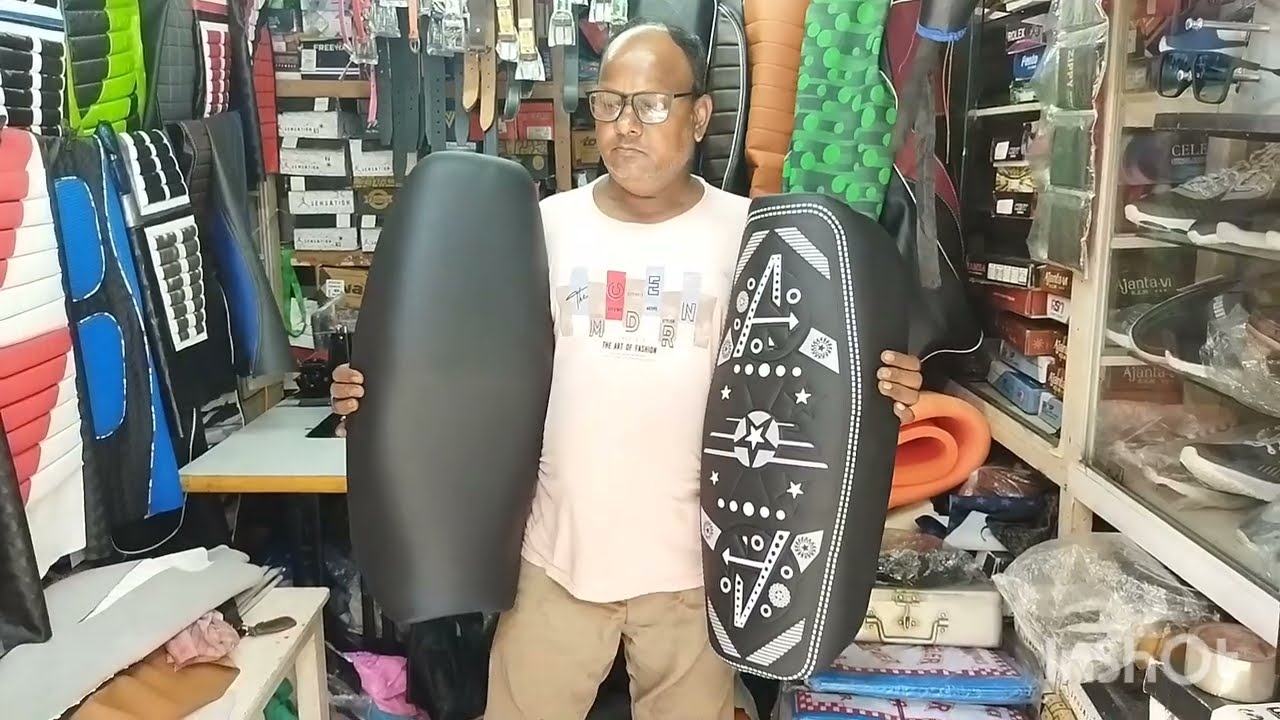 how to make bike seat cover/bike ka seat cover change kaise karen amazing process