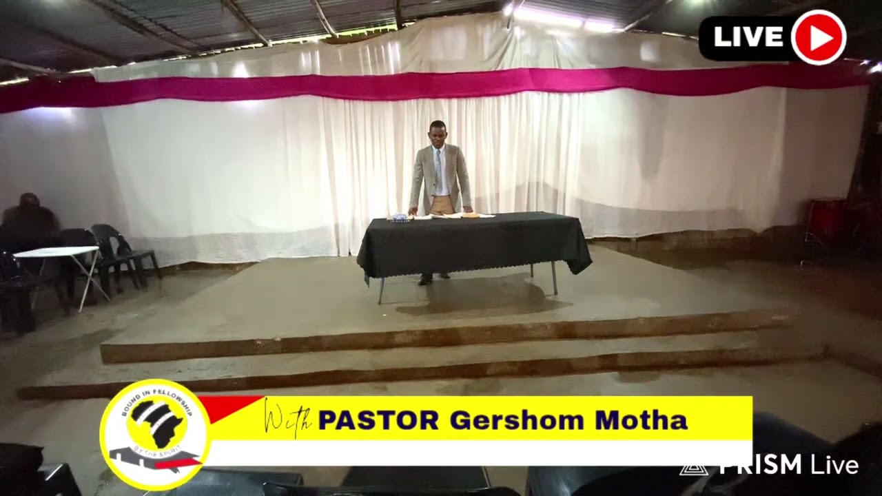 Monday service with Pastor Gershom Motha 