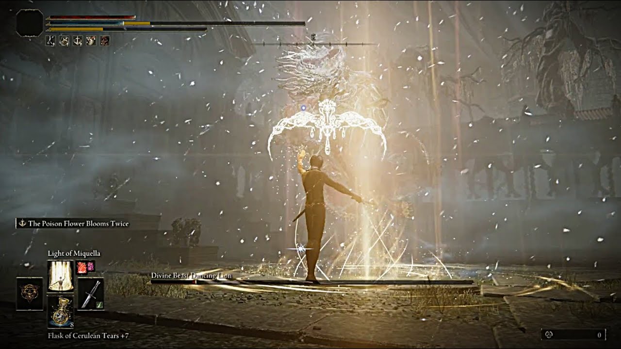 Elden Ring DLC - Divine Beast Dancing Lion No Damage Boss Fight