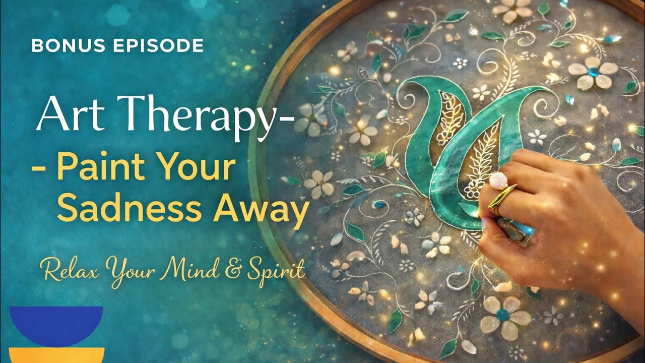 Art Therapy for Calming Nerves | Easy Art on Fabric for keep your brain occupied 