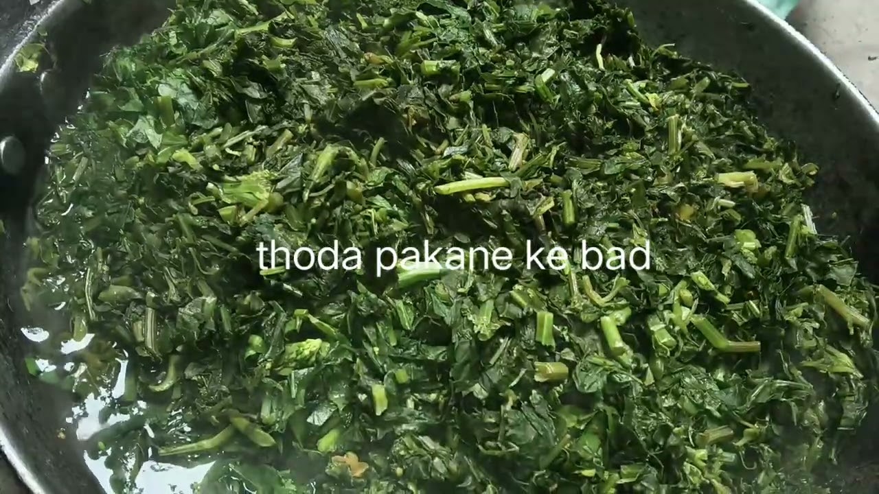 Sarson Palak sag nai recipe#kaise banaen
