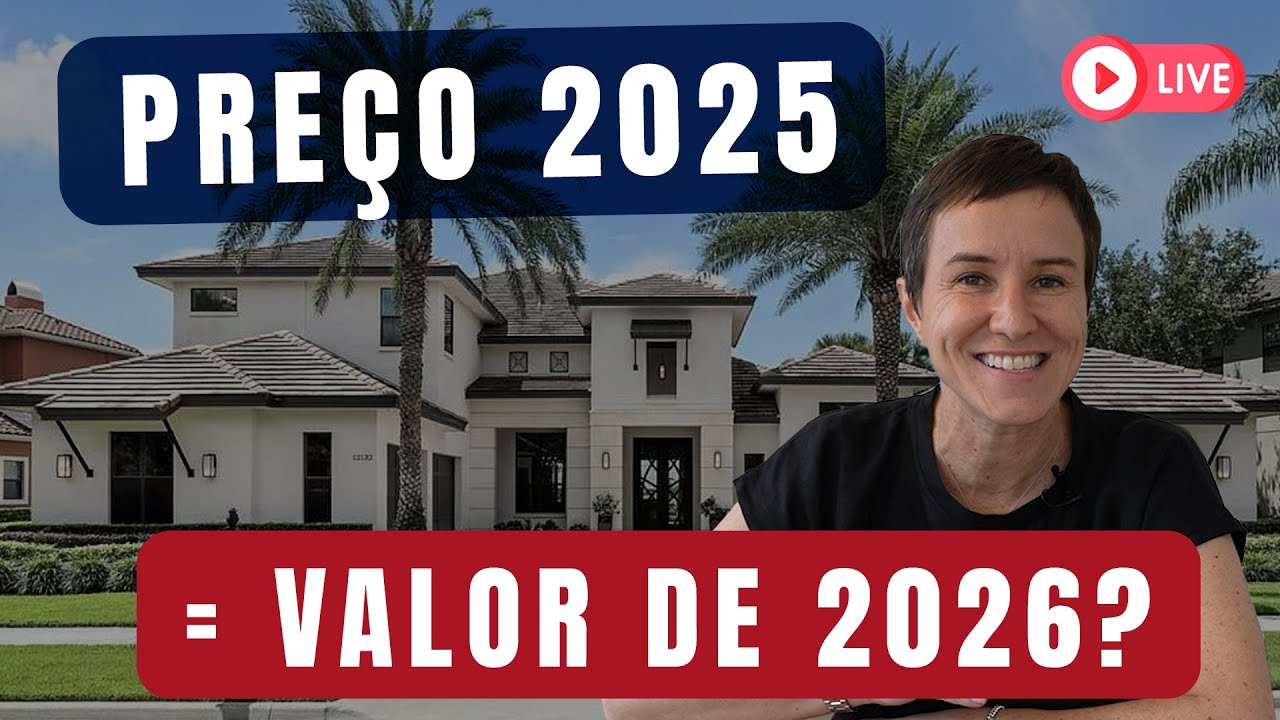 O PRECO DAS CASAS NA FLORIDA EM 2026 SEGUIRA ESSA TENDÊNCIA? #live #moraremorlando #casasemorlando