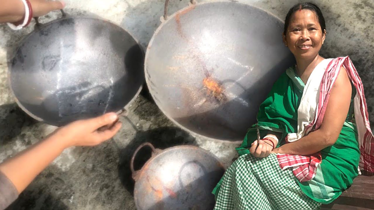 নতুন লোহাৰ (মাটিৰ) কেৰাহী কেনেকৈ ব্যৱহাৰ কৰিব ? Preparing New Cast Iron Kedai for Cooking