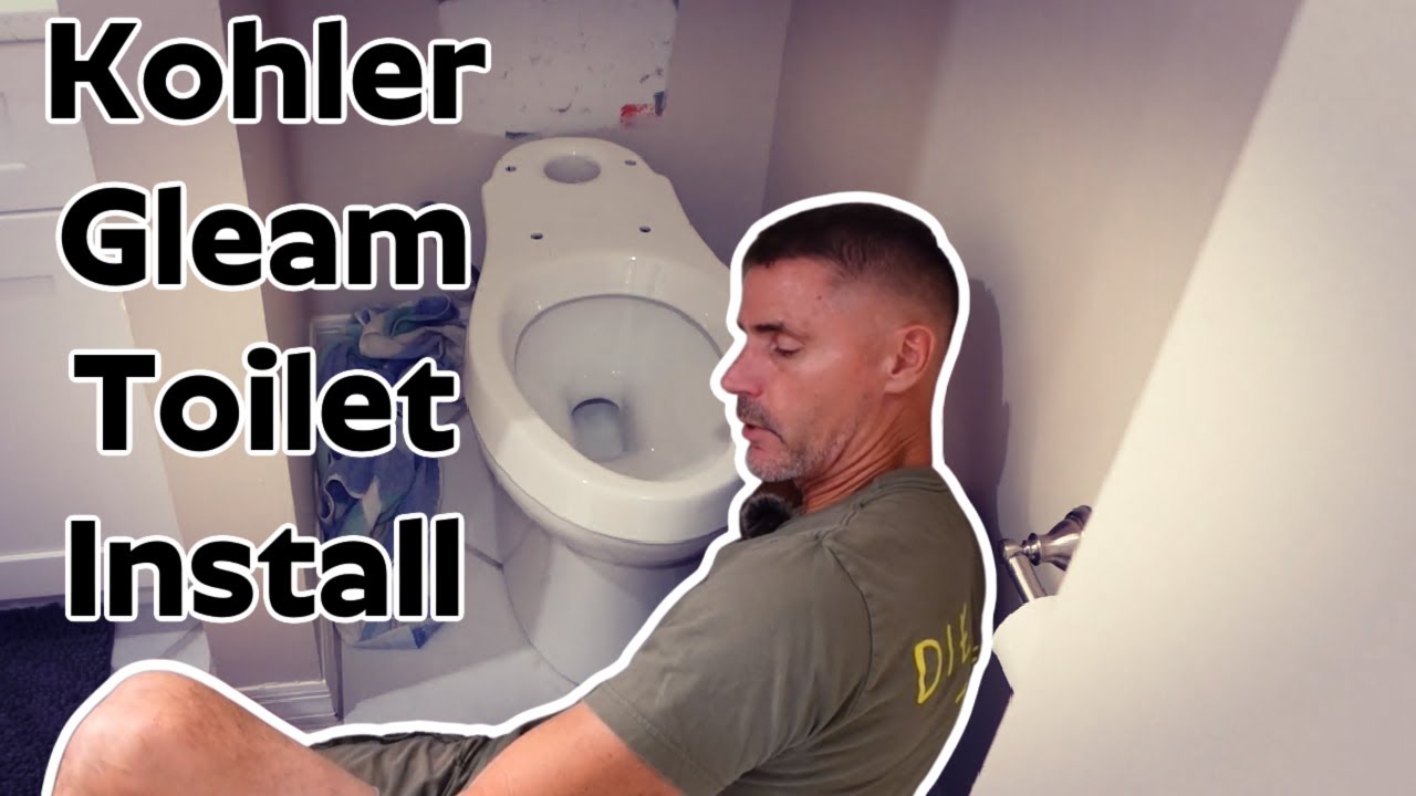 27 Year Old Toilet Replaced With Kohler Gleam Seat Height Toilet