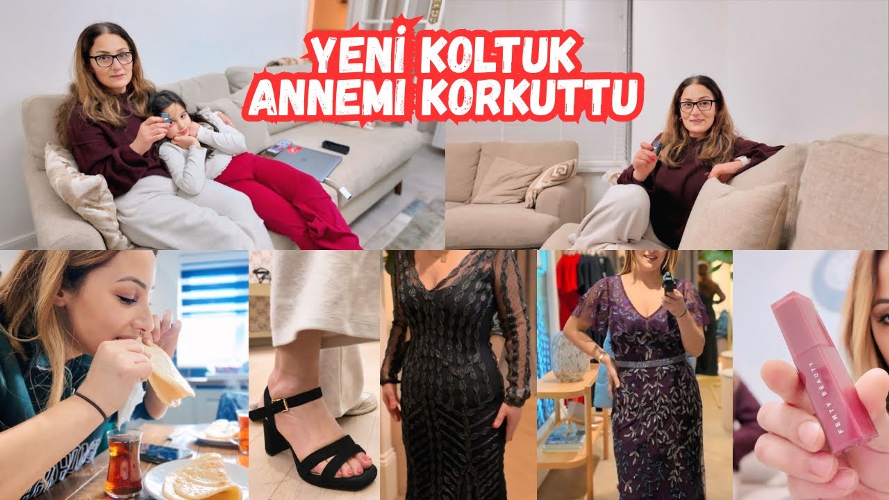 ALTINLARINIZI KORUYUN ❌ YENİ KOLTUK TAKIMI ‼️ YENI KARARIM ❤️ ELBİSE ALIŞVERİŞ || günlük vlog