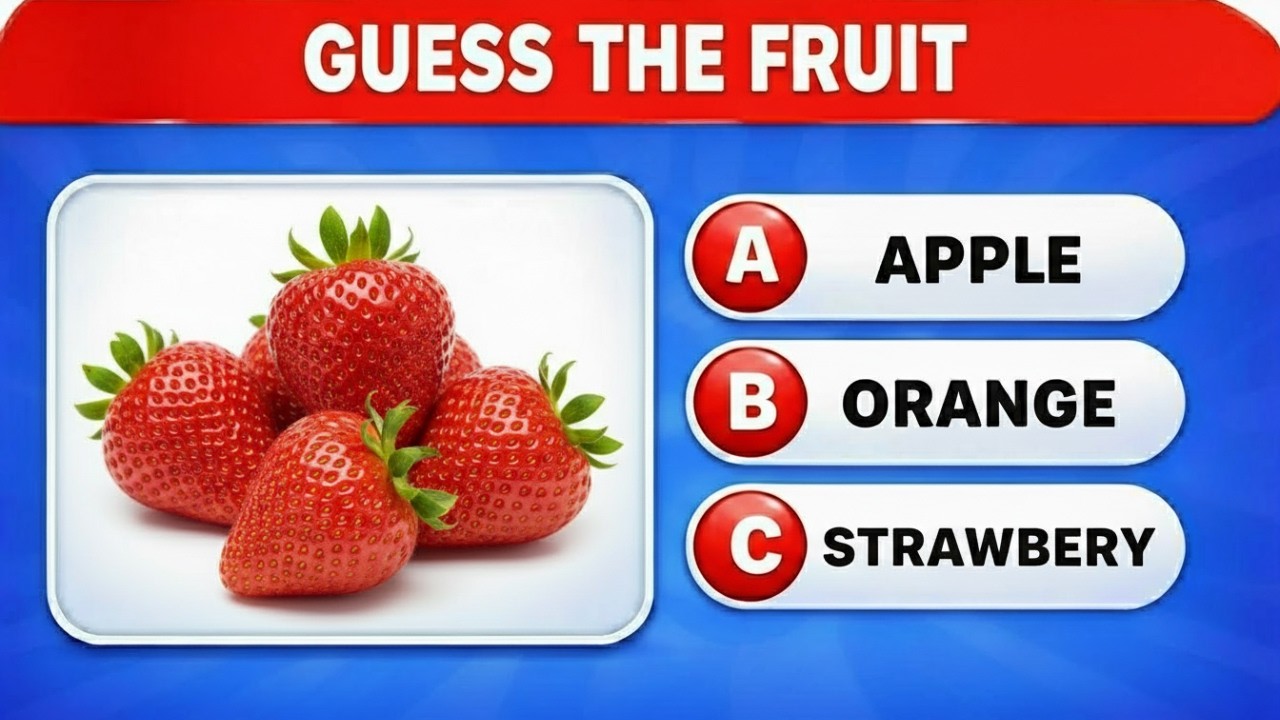 Guess the Fruit in 10 Seconds 🍍🍓🍌 | Different Types of Fruits | Try Quiz