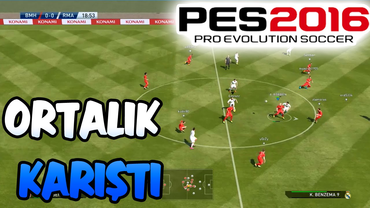 PES 2016 İLE 17 KİŞİ AYNI ANDA ONLİNE MA&Ccedil; | YOK ARTIK!