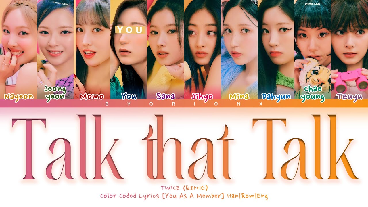 TWICE (트와이스) 'TALK THAT TALK' - You as a member [Karaoke] || 10 Members Ver.