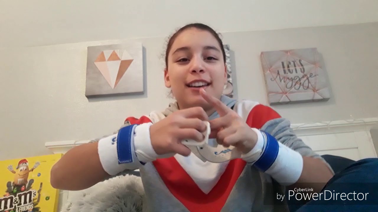 Mes nouvelle manique de gymnastique