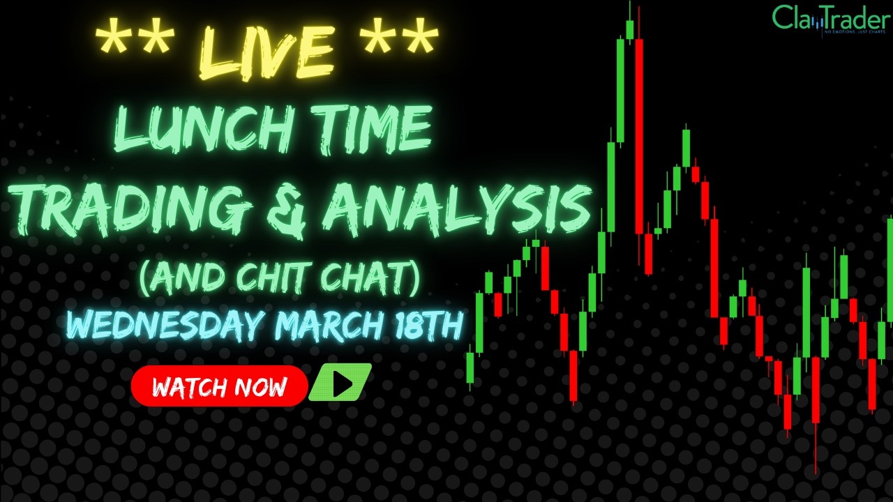 3/18/26 - LIVE Trading and Market Analysis! (come hang out!)