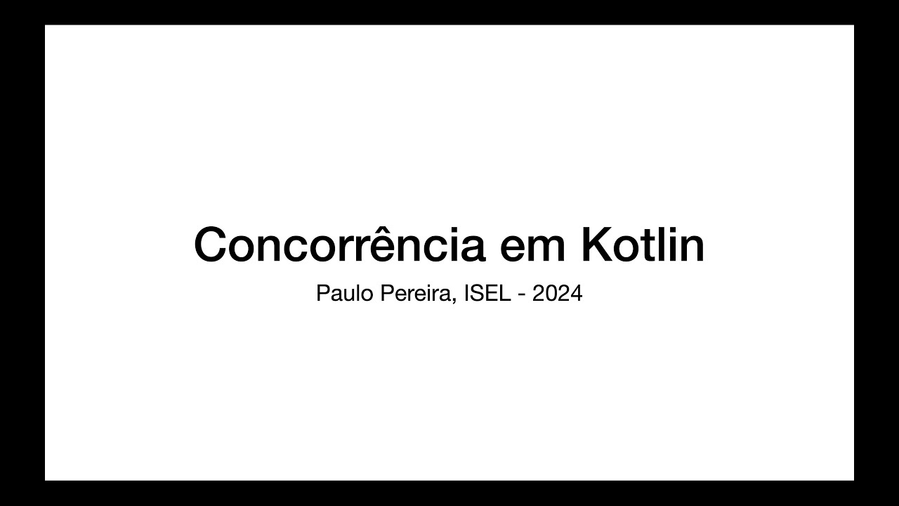 Concorrência em Kotlin