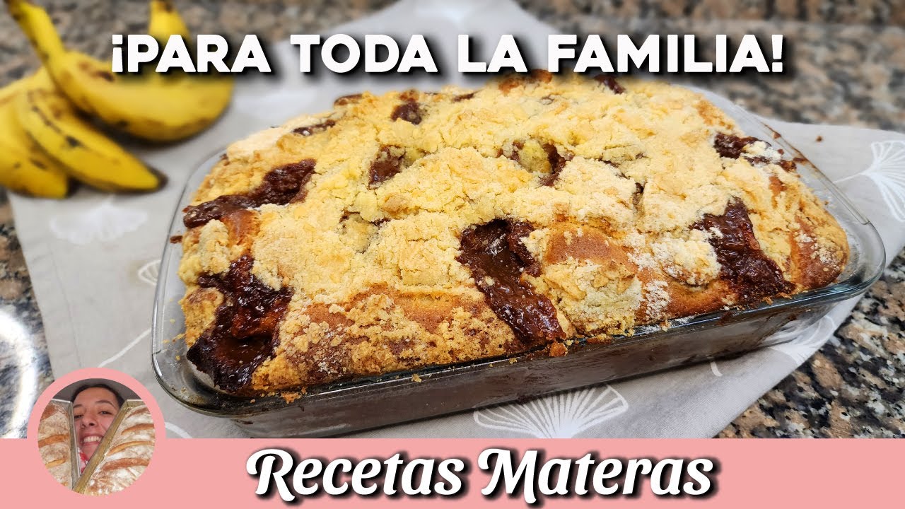 TORTA FÁCIL de BANANA SPLIT | RENDIDORA