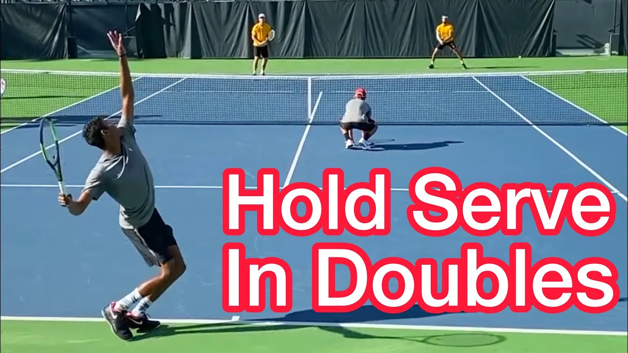 How To Easily Hold Serve In Doubles (Win More Tennis Matches)