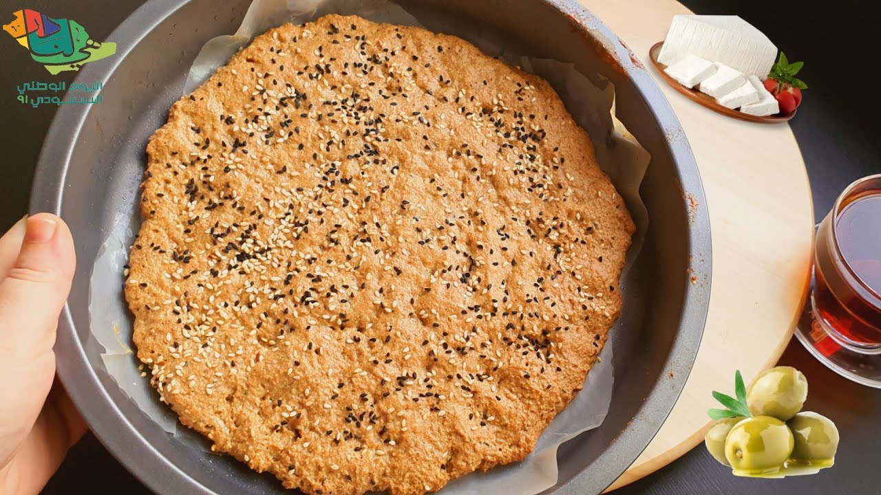 خبز التميس المشهور بالسعودية🇸🇦النسخة الصحية بدون اي نوع دقيق وبدون نشويات☕ألذ مع الشاي للكيتو دايت