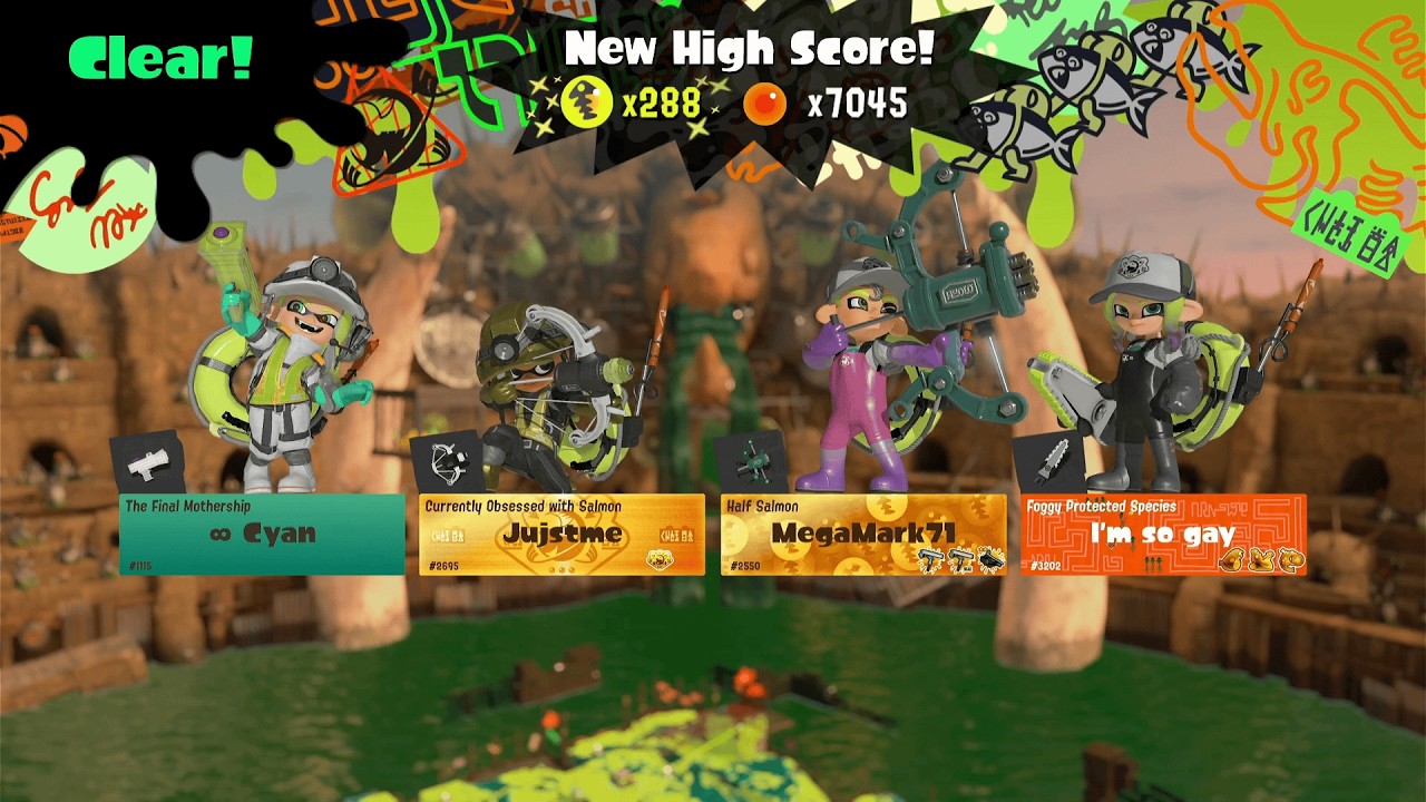 288 on Eggstra Work No. 12 (February 2026) - Splatoon 3 Salmon Run