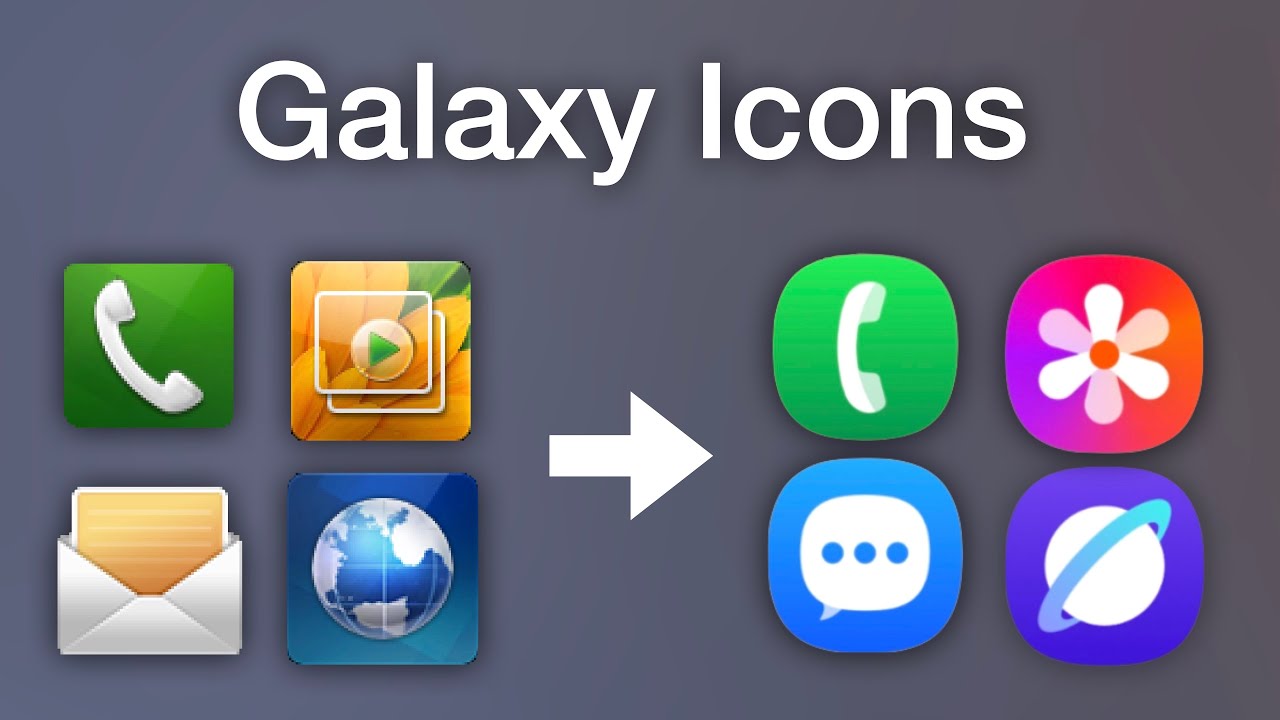 Иконки Samsung Galaxy (Android 2.1 - 15)
