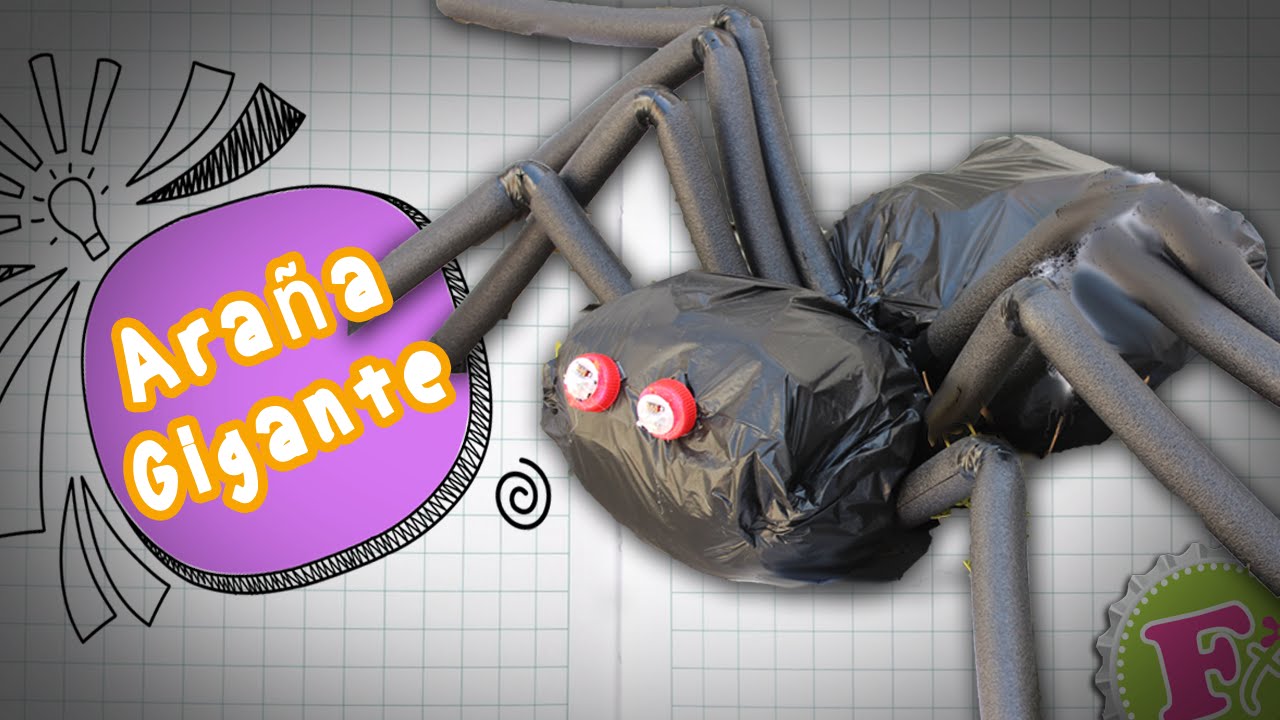 DIY: Araña Gigante para HALLOWEEN!
