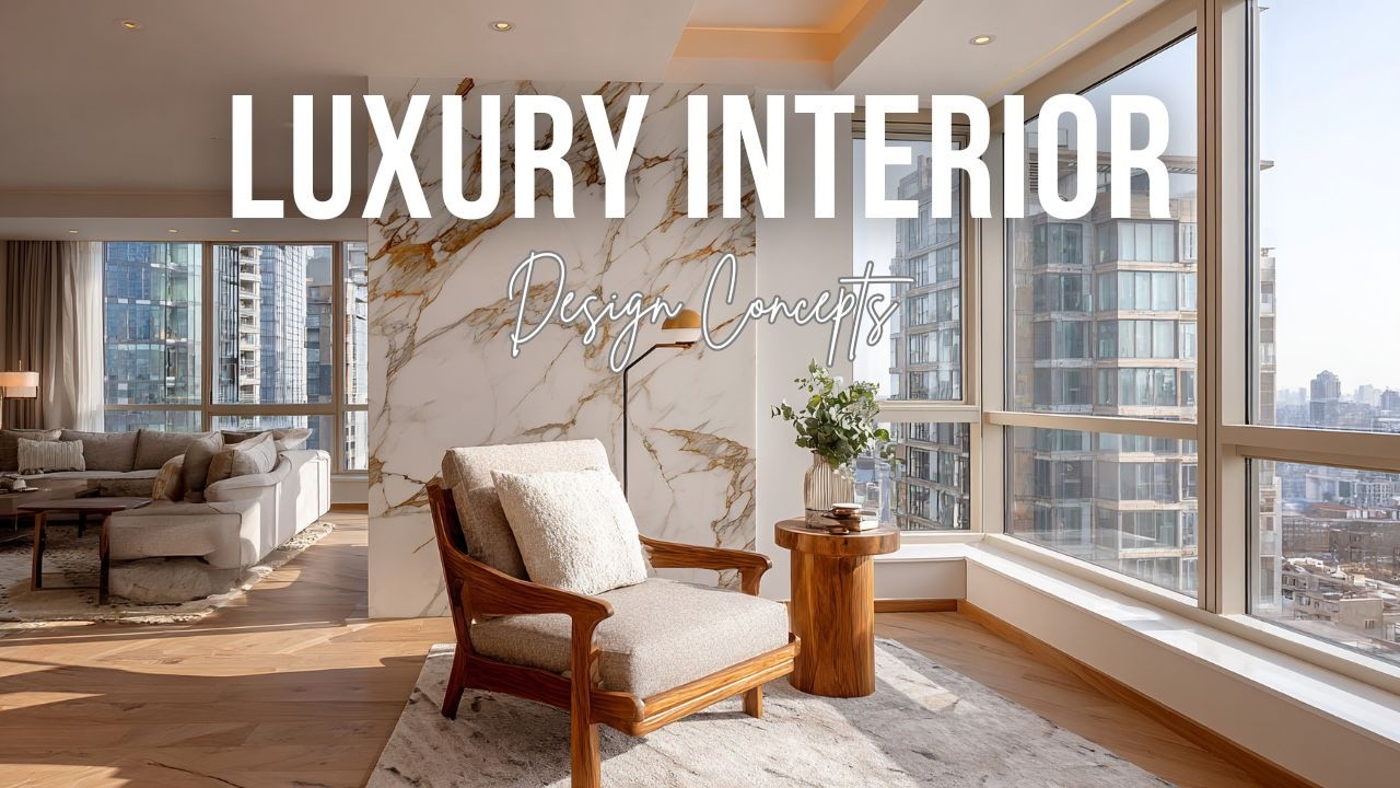 Luxury Interior Design Concepts with Stylish Living Room Furniture